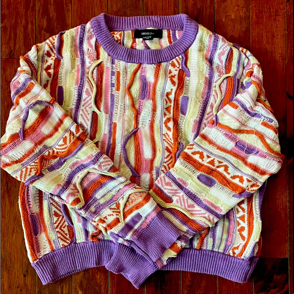 Forever 21 multi-colored sweater